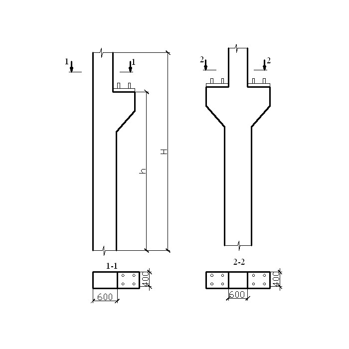 Колонна железобетонная 10к 108-2